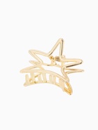 Крабик для волос «Валери», звезда, 4.5 см, золото - Фото 3