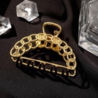 Крабик для волос «Дороти», дуга, 6 см, золото (комплект 2 шт) - фото 43236099