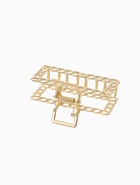 Краб для волос "Дороти" прямой, 7 см, золото - фото 809216866