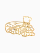 Крабик для волос «Валери», бабочка, 8 см, золото - Фото 3