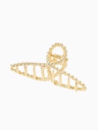 Крабик для волос «Валери», плетёная петелька, 7.5 см, золото - Фото 3