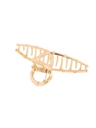 Крабик для волос «Валери», бамбуковая петелька, 7.5 см, золото - Фото 7