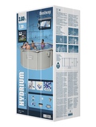 Бассейн каркасный стальной Bestway Hydrium 56574, 366×122 см, песчаный фильтр-насос, лестница, тент, круглый 5309860 - фото 4308706