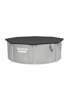 Бассейн каркасный стальной Bestway Hydrium 56574, 366×122 см, песчаный фильтр-насос, лестница, тент, круглый - Фото 17