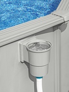 Бассейн каркасный стальной Bestway Hydrium 56574, 366×122 см, песчаный фильтр-насос, лестница, тент, круглый - Фото 15