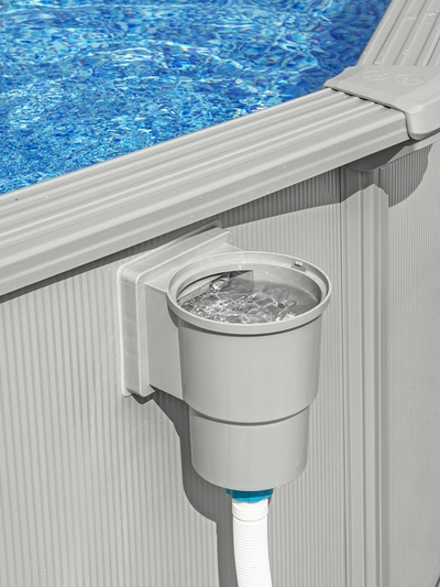 Бассейн каркасный стальной Bestway Hydrium 56574, 366×122 см, песчаный фильтр-насос, лестница, тент, круглый