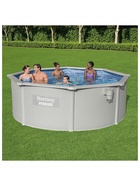 Бассейн каркасный стальной Bestway Hydrium 56574, 366×122 см, песчаный фильтр-насос, лестница, тент, круглый 5309860 - фото 4308699
