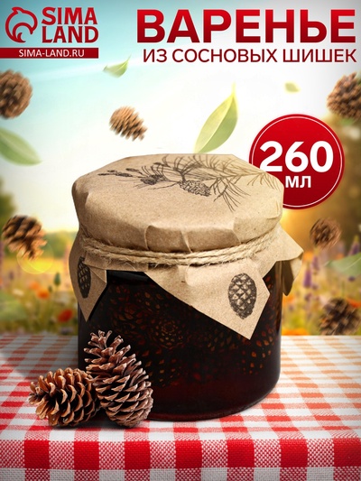 Варенье «Таёжный тайник» из сосновой шишки, 260 г