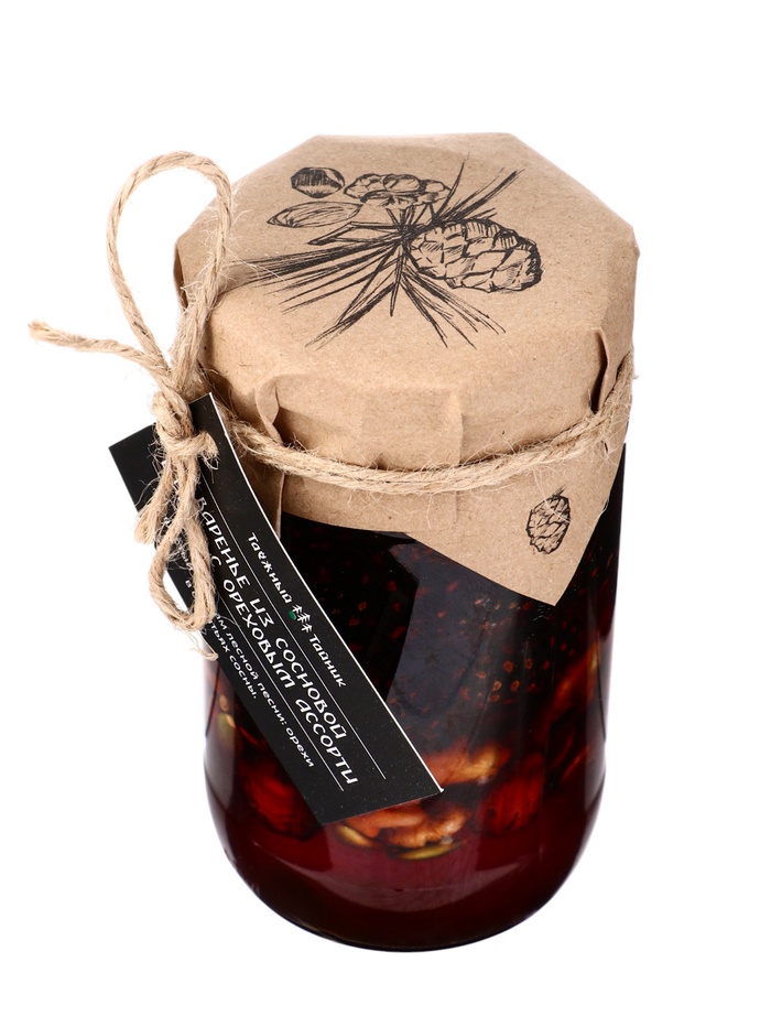 Варенье из сосновой шишки с ореховым ассорти, 450 г - Фото 1