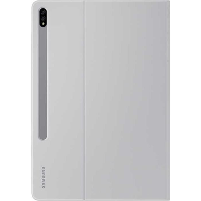 Чехол Samsung для Samsung Galaxy Tab S7+ Book Cover (EF-BT970PJEGRU), серый - Фото 1