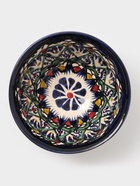 Набор больших пиал Риштанская керамика «Узоры», 6 шт.,11 см, синие - Фото 4