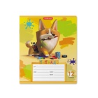 Тетрадь 12 листов в клетку, ErichKrause «Корги», обложка мелованный картон, блок офсет 100% белизна, МИКС (1 вид в спайке) - Фото 5