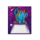 Тетрадь 18 листов в клетку, ErichKrause Cosmic Monsters, обложка мелованный картон, блок офсет 100% белизна, МИКС (1 вид в спайке) (комплект 10 шт) - фото 25364658