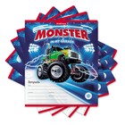 Тетрадь 18 листов в клетку, ErichKrause Monster Car, обложка мелованный картон, блок офсет 100% белизна, МИКС (1 вид в спайке) - Фото 2