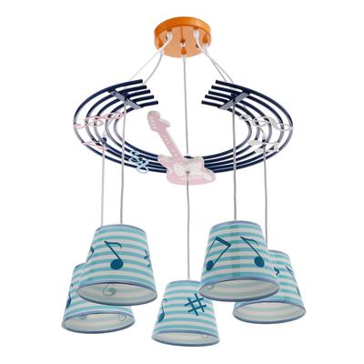 Люстра 86205/5 E27 40 Вт голубой 59×54×27-107 см BayerLux