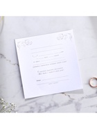 Приглашение на свадьбу резное «Любовь навеки...», цвет бордовый - Фото 3