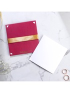 Приглашение на свадьбу резное «Любовь навеки...», цвет бордовый - Фото 8