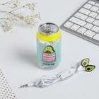 Наушники вакуумные с микрофоном в банке Antidepressant, 9 х 5 см - фото 51823525
