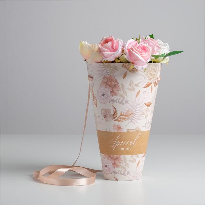 Переноска круглая на лентах «Special for you», 15 × 23.3 × 7.5 см - Фото 1