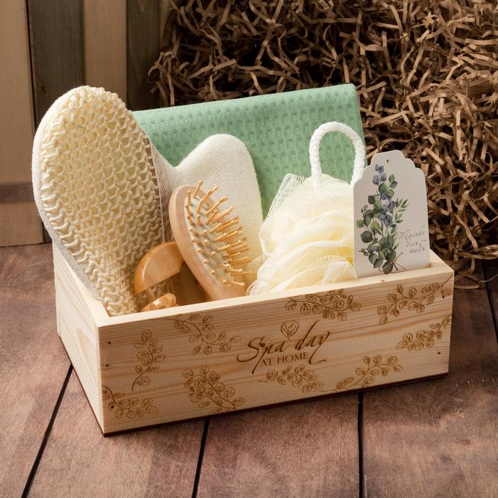 Набор подарочный "Spa day" полотенце и аксессуары - Фото 1