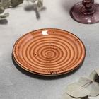 Тарелка фарфоровая пирожковая «Винтаж», d=15 см, цвет коричневый - Фото 2