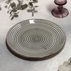 Тарелка обеденная BY BONE «Суприм», d=25 см, фарфор, серая - Фото 2