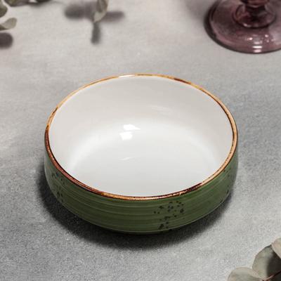 Миска штабелируемая «Бризе», 450 мл, d=14 см, цвет зелёный