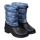 Сапоги комбинированные с фиксатором, утепл. иск. мехом, с цветным рисунком, С-35.350Б, до -25°C - фото 26893315