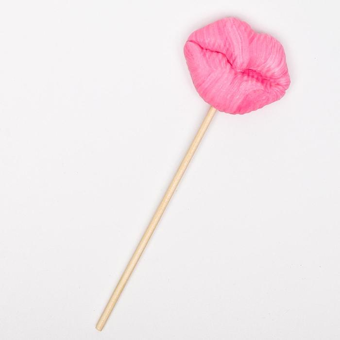 Карамель на палочке «Губки лолли», розовые, 18 г - фото 1908652303