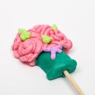 Карамель на палочке «Корзинка цветов», розы, 30 г - фото 24333858