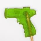 Карамель на палочке "Пистолет" зеленый , 45г - фото 11753441