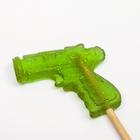 Карамель на палочке «Пистолет» зеленый, 45 г - Фото 3