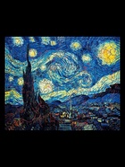 Пазл деревянный фигурный Puzzle «Винсент Ван Гог. Звёздная ночь», 126 элементов - Фото 3