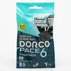 Набор Dorco PACE6 3 станка + 1 в подарок, 6 лезвий - Фото 1