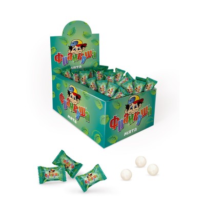 Жевательная резинка "Франкуша" мята, 4 г