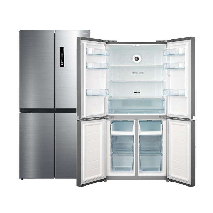 Холодильник "Бирюса" CD 466 I, Side-by-side, класс A, 460 л, серебристый - Фото 1