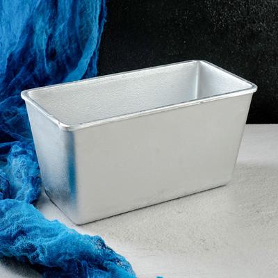 Форма для хлеба, 22×11×11.5 см, прямоугольная, литой алюминий