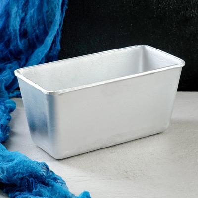 Форма для хлеба, 21.5×10.5×10.5 см, прямоугольная, литой алюминий