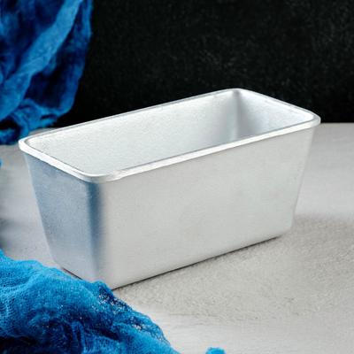 Форма для хлеба, 16×8×7.5 см, прямоугольная, литой алюминий