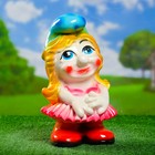 Садовая фигура "Девочка-гном" 18х16х31см - Фото 4