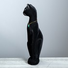 Копилка "Кошка Багира", покрытие флок, чёрная, 46 см - Фото 3