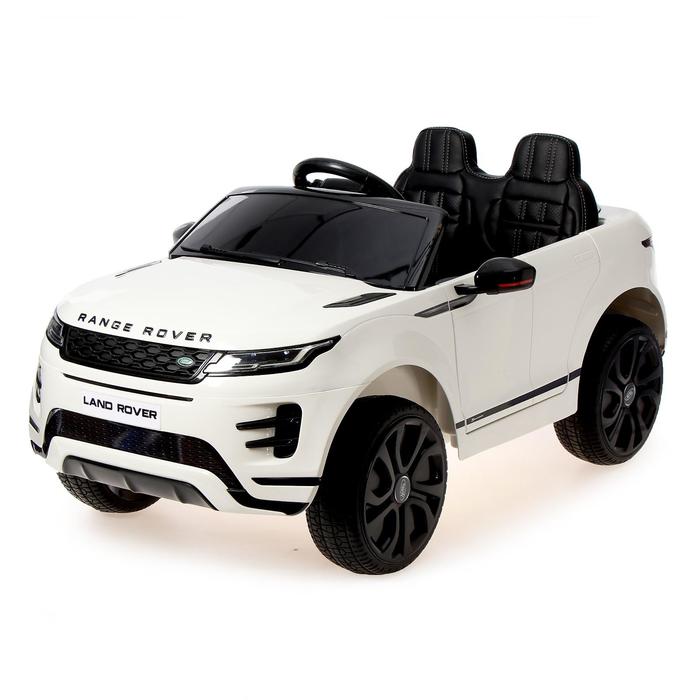 Электромобиль Range Rover Evoque, кожаное сиденье, EVA колеса, цвет белый