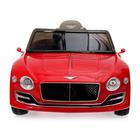 Электромобиль Bentley EXP 12 Speed 6e Concept, EVA колёса, кожаное сидение, цвет красный - Фото 4