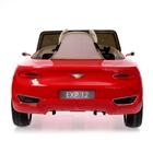 Электромобиль Bentley EXP 12 Speed 6e Concept, EVA колёса, кожаное сидение, цвет красный - Фото 5