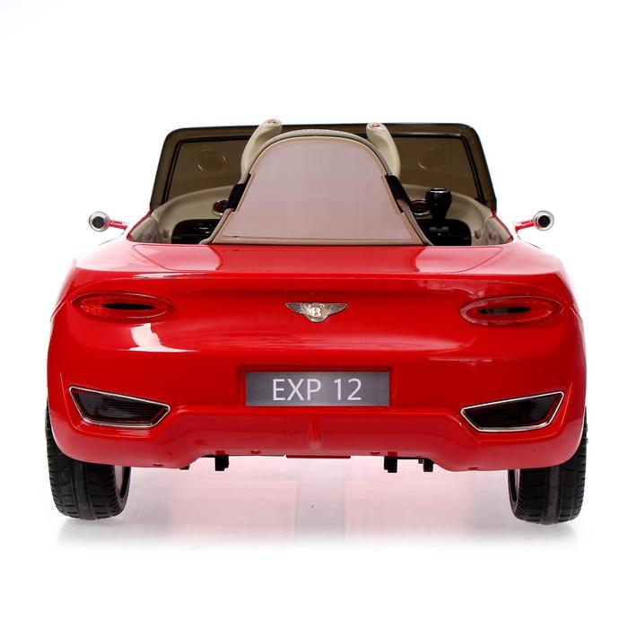 Электромобиль Bentley EXP 12 Speed 6e Concept, EVA колёса, кожаное сидение, цвет красный - фото 1907193660
