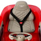 Электромобиль Bentley EXP 12 Speed 6e Concept, EVA колёса, кожаное сидение, цвет красный - Фото 7