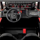 Электромобиль «БАГГИ», максимальная нагрузка 100 кг, АКБ 24V, кожаное сидение, цвет красный 5217516