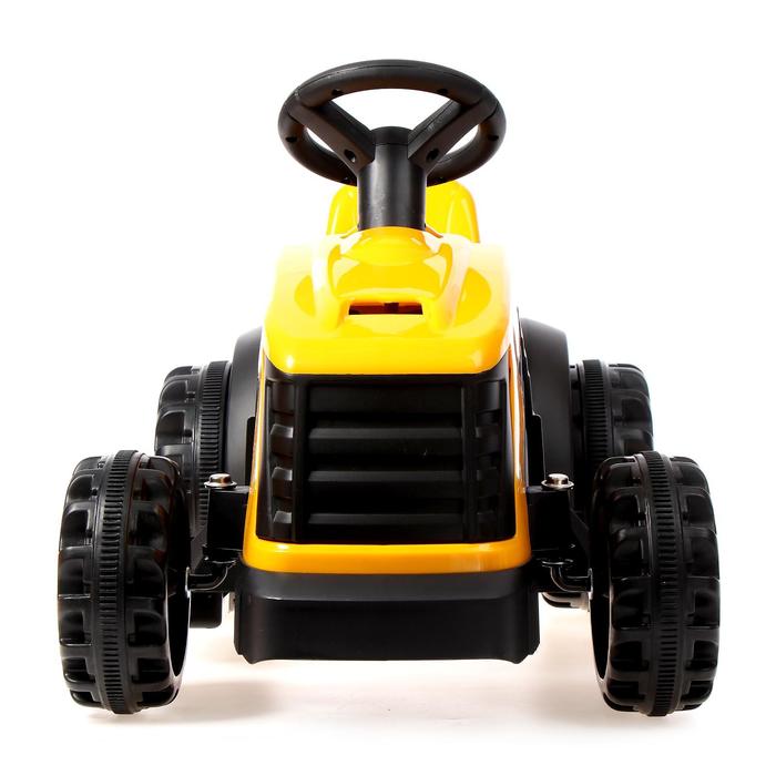 Детский электромобиль «Трактор», с прицепом, цвет жёлтый - фото 1907193703