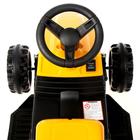 Детский электромобиль «Трактор», с прицепом, цвет жёлтый - Фото 6