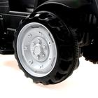 Детский электромобиль «Трактор», с прицепом, цвет жёлтый - Фото 9